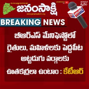 మేనిఫెస్టోలో రైతులు, మహిళలకు పెద్దపీట : కేటీఆర్‌
